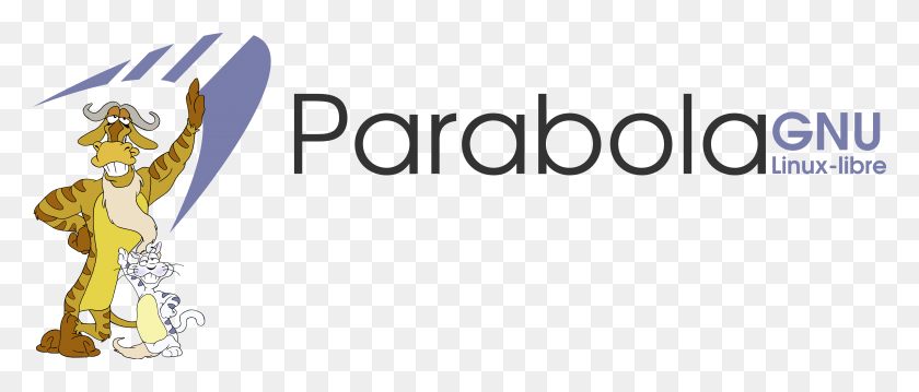 5334x2048 Gnu And Bola Parabola Gnu Linux Libre, Text, Alphabet, Person HD PNG Download