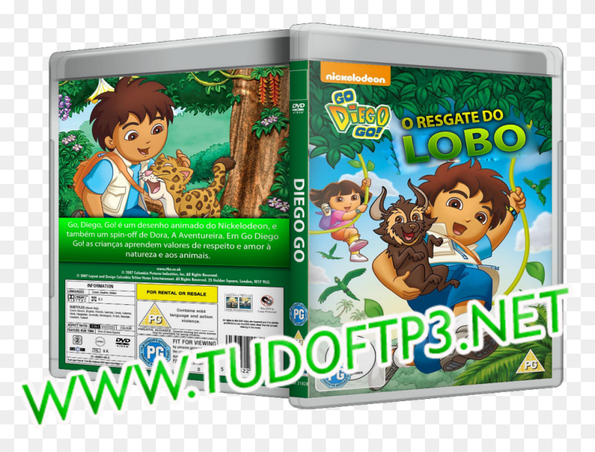 966x718 Go Diego Go O Resgate Do Lobo, Dvd, Disk, Paper HD PNG Download