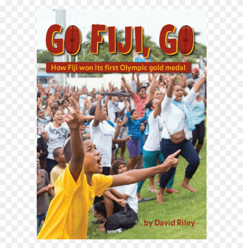 588x797 Go Fiji Go By David Riley Go Fiji Go, Person, Crowd, Shoe HD PNG Download