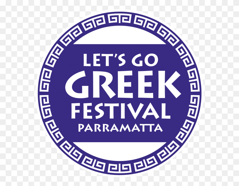 594x595 Go Greek Festival Parramatta, Label, Text, Sticker HD PNG Download