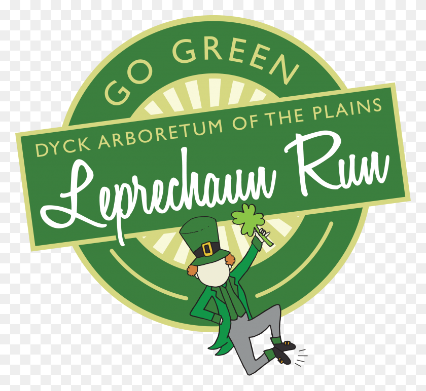2440x2228 Go Green Leprechaun Run Иллюстрация, Логотип, Символ, Товарный Знак Hd Png Скачать