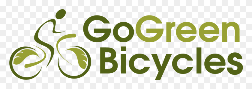 1018x312 Go Green With Bicycle, Text, Number, Symbol HD PNG Download