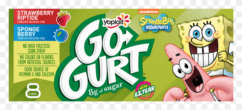 1801x745 Go Gurt Cotton Candy, Advertisement, Poster, Flyer HD PNG Download