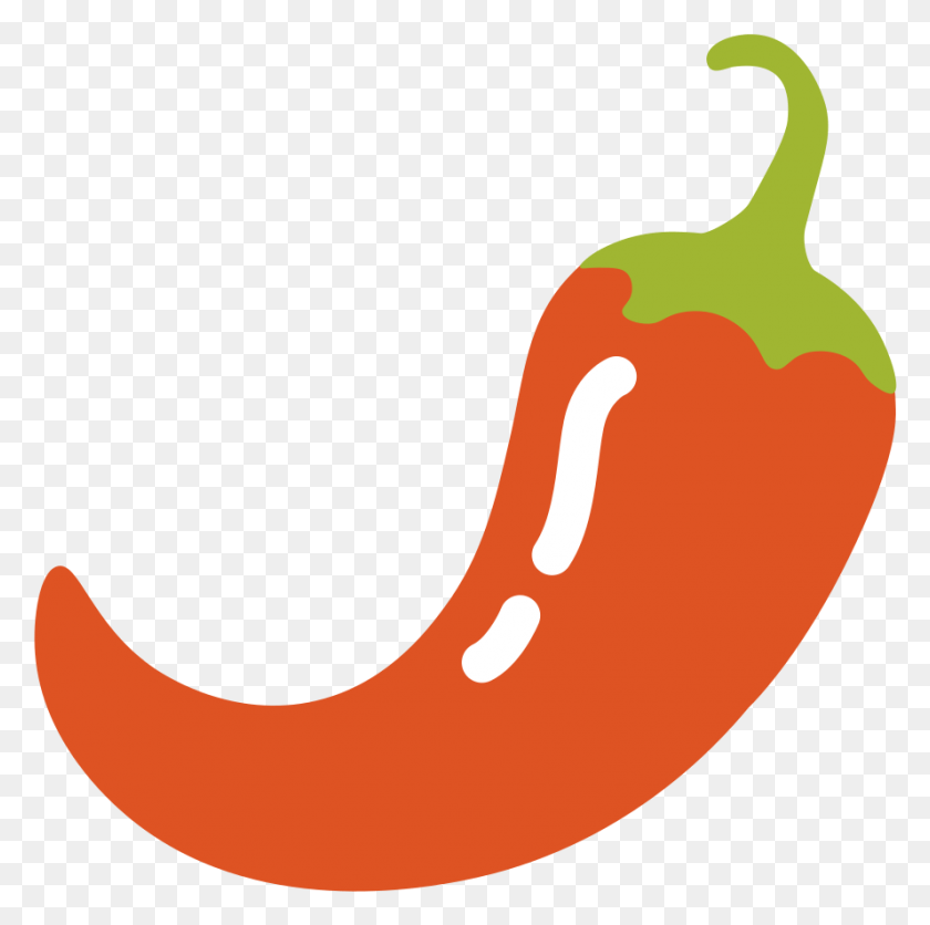 889x885 Go To Image Emoji De Chile, Plant, Food, Vegetable HD PNG Download