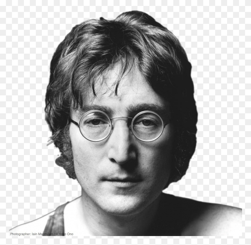 1015x992 Png Изображение - Джон Леннон, Лицо, Лицо, Очки.