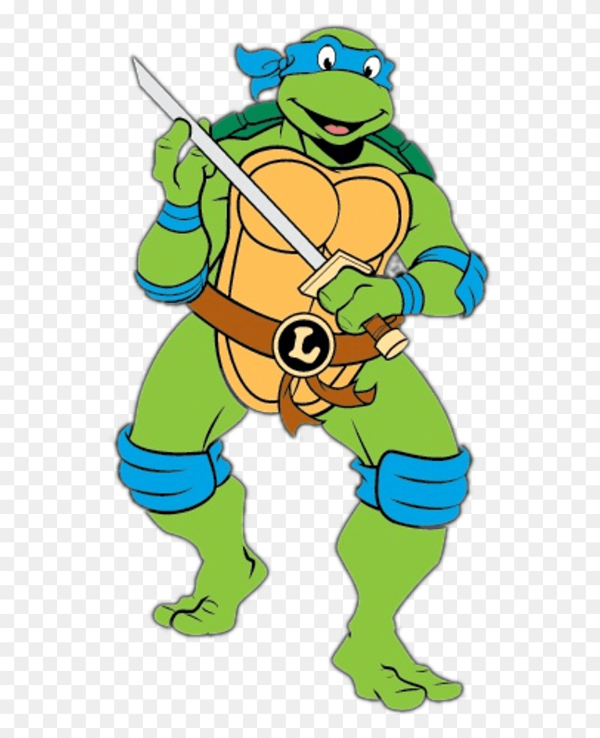 542x974 Go To Image Leonardo Ninja Turtle Cartoon, Costume, Duel, Person HD PNG Download