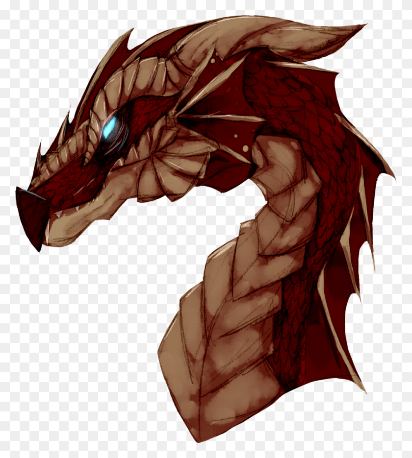 941x1056 Go To Image Red Dragon Head, Dragon HD PNG Download