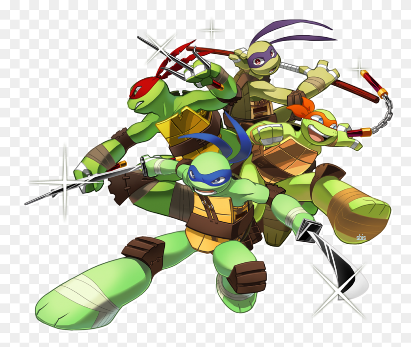 983x818 Descargar Png Go To Image Tmnt Poses, Juguete, Gráficos Hd Png