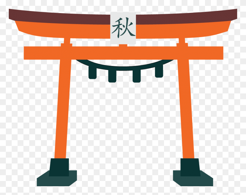 891x695 Go To Image Torii, Gate, Cross, Symbol HD PNG Download