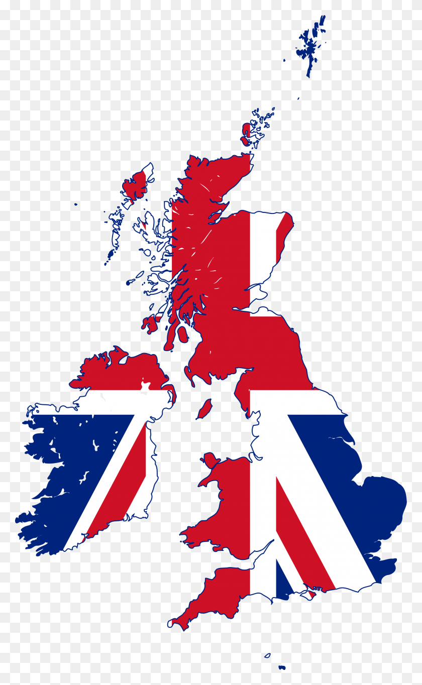 2000x3346 Go To Image United Kingdom Of Great Britain And Ireland Flag Map, Graphics, Plot HD PNG Download