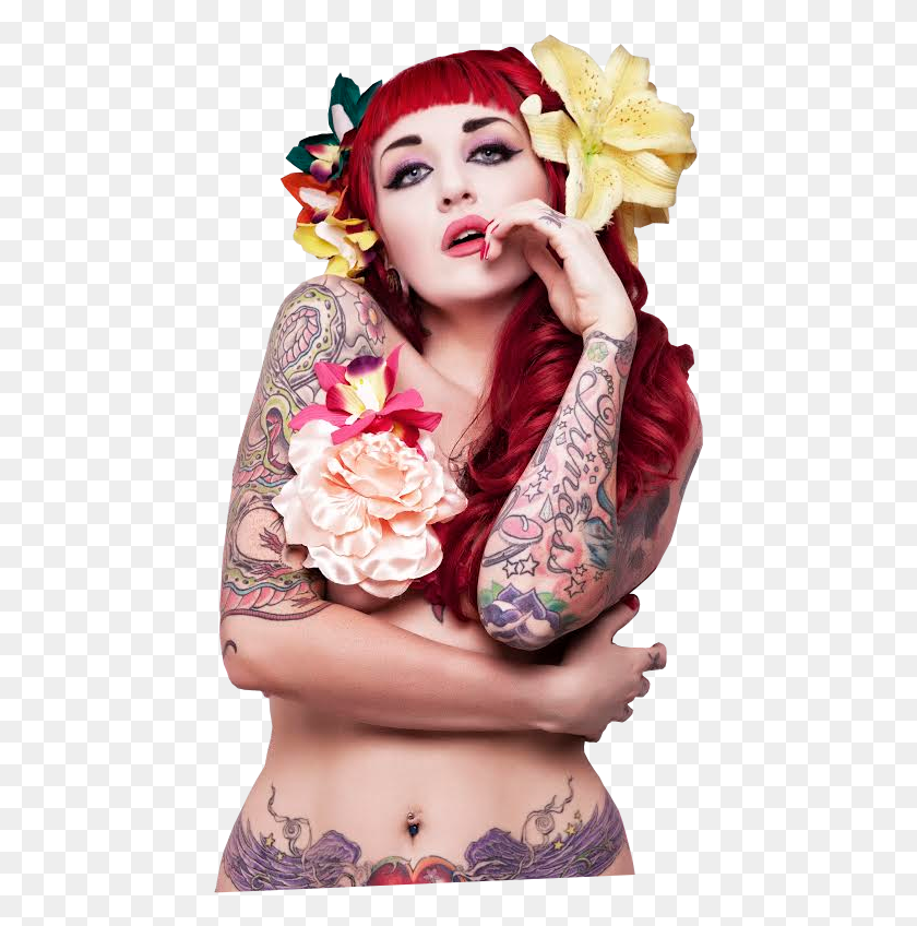 449x788 Goa Tattoo Festival Girl, Skin, Person, Human HD PNG Download