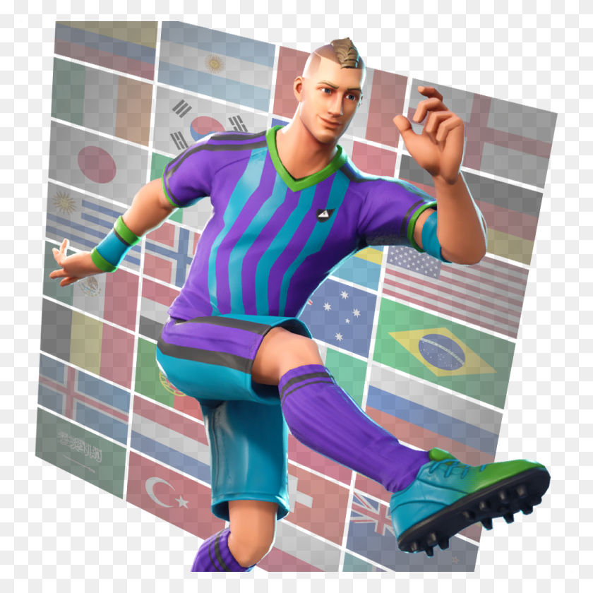 1024x1024 Goalbound Set Fortnite Stalwart Sweeper, Person, Human, Face HD PNG Download