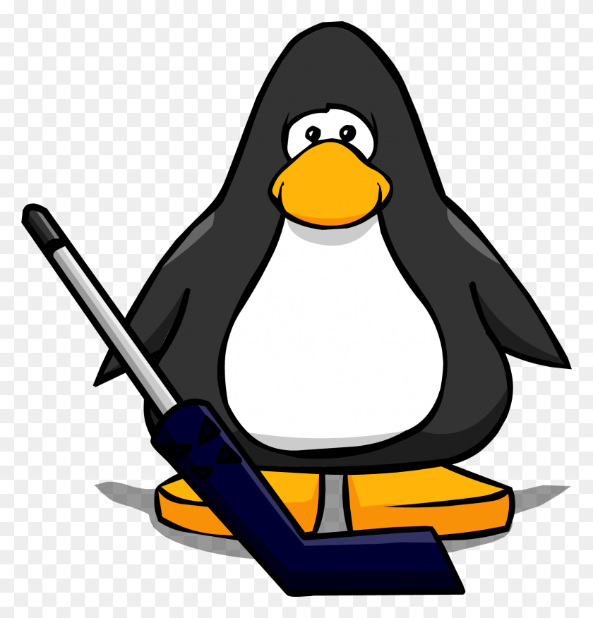 1586x1660 Pingüino De Club Penguin Png / Palo De Hockey Png
