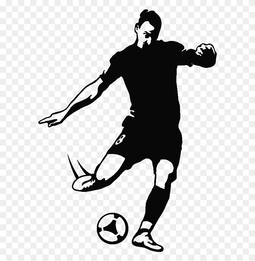 589x801 Goalkeeper Silhouette Free Vector Silueta De Zlatan Ibrahimovic, Person, Human HD PNG Download