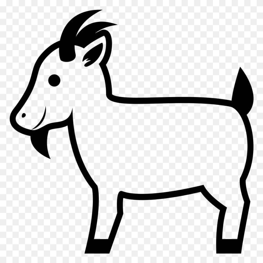 939x939 Goat Emoji Goat Emoji Black And White, Gray, World Of Warcraft HD PNG Download