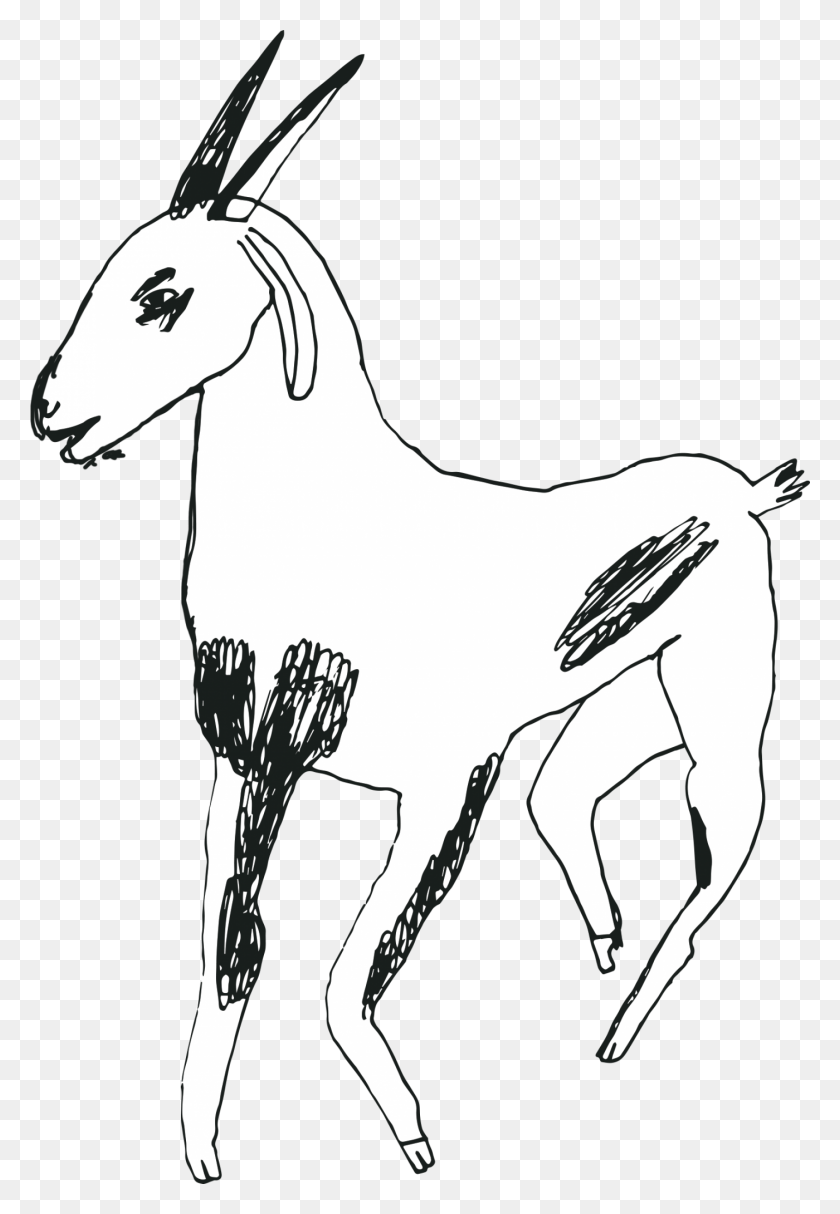 1400x2073 Goat Illustration, Mammal, Animal, Bird HD PNG Download