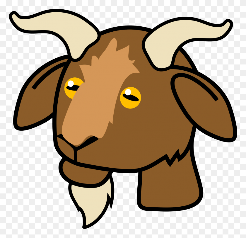 1957x1888 Goat Svg Icon Clipart Goat Clip Art Goat Nose Goat Face Clipart, Animal, Mammal, Mountain Goat HD PNG Download