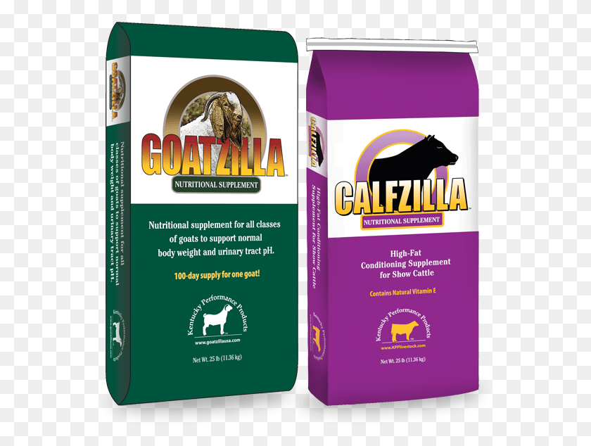 563x574 Goatzilla Calfzilla Livestock Supplements Cat Grabs Treat, Poster, Advertisement, Flyer HD PNG Download