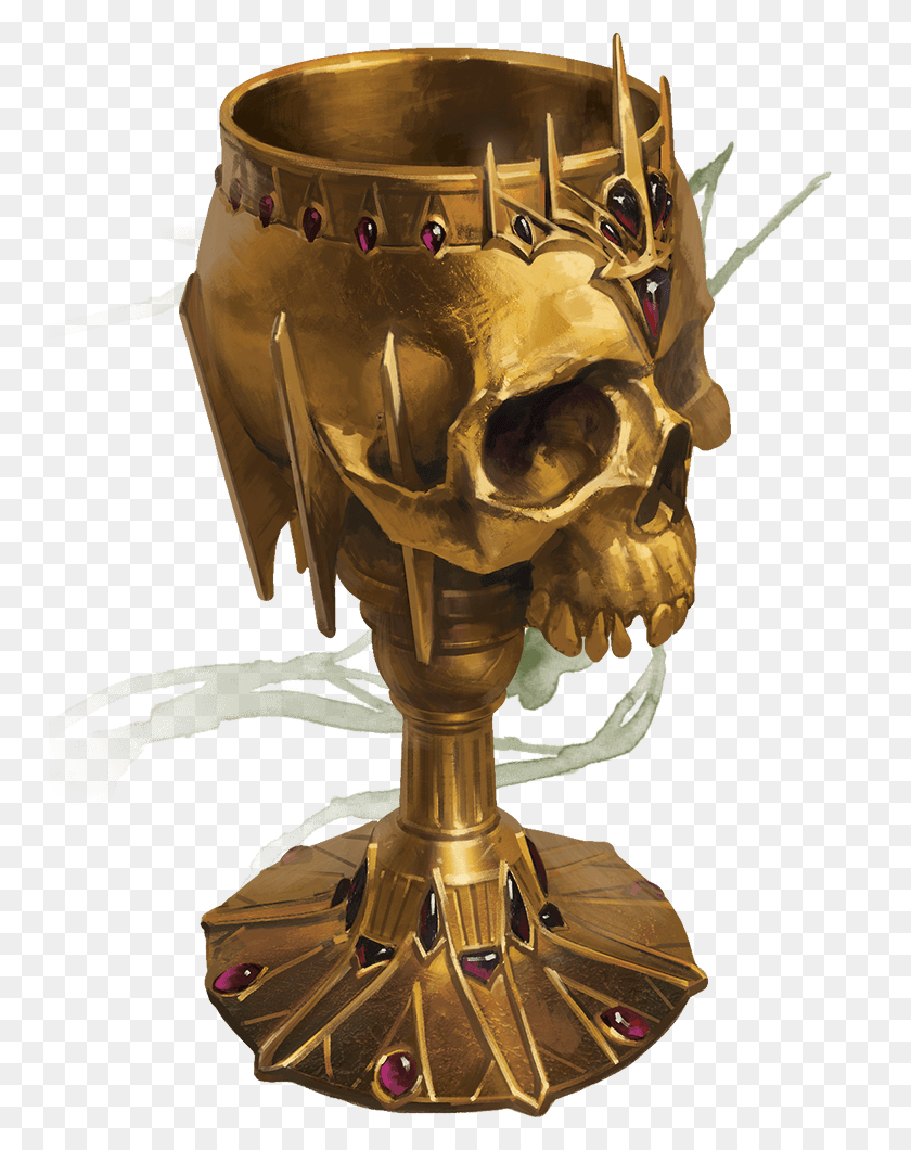 750x1000 Goblet Skull Chalice Of Ch Gakare, Trophy, Helmet, Clothing HD PNG Download