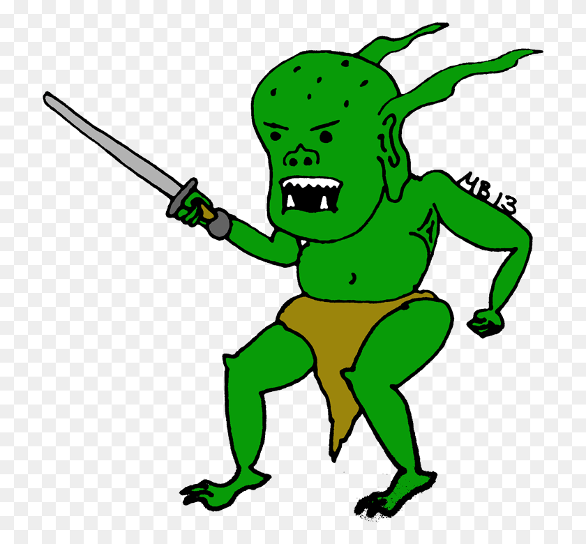 719x720 Goblin Cartoon, Green, Person, Human HD PNG Download