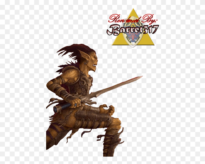 464x611 Goblin Warrior Render Photo Goblin Warrior Render Cartoon, Person, Human, Samurai HD PNG Download