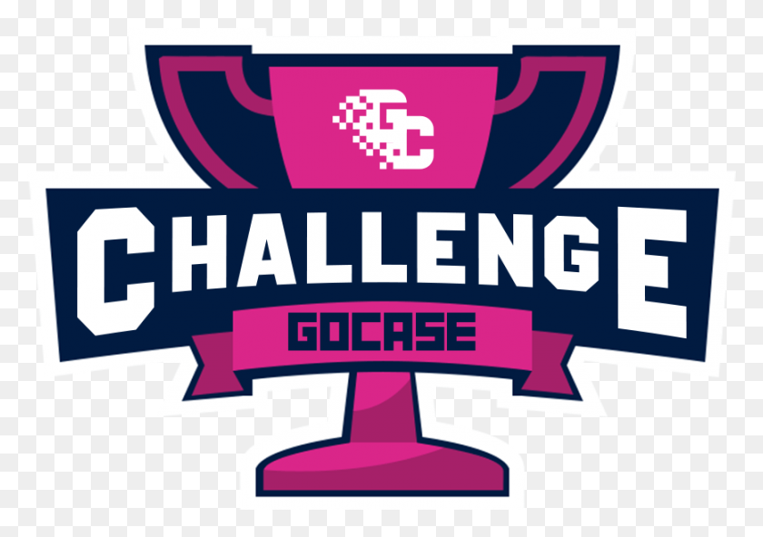 866x591 Gocase Challenge Emblem, Text, Graphics HD PNG Download