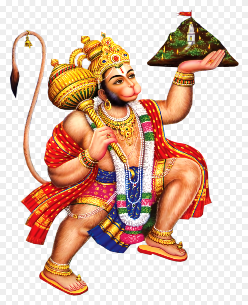 1095x1368 Dios Hanuman Imagen Png Hanumanji, Persona Humana, Pose De Danza Hd Png