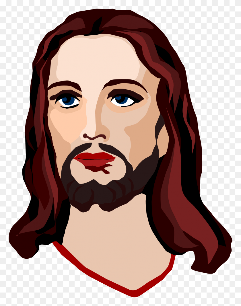 1858x2400 God Jesus Clipart, Face, Person, Human HD PNG Download