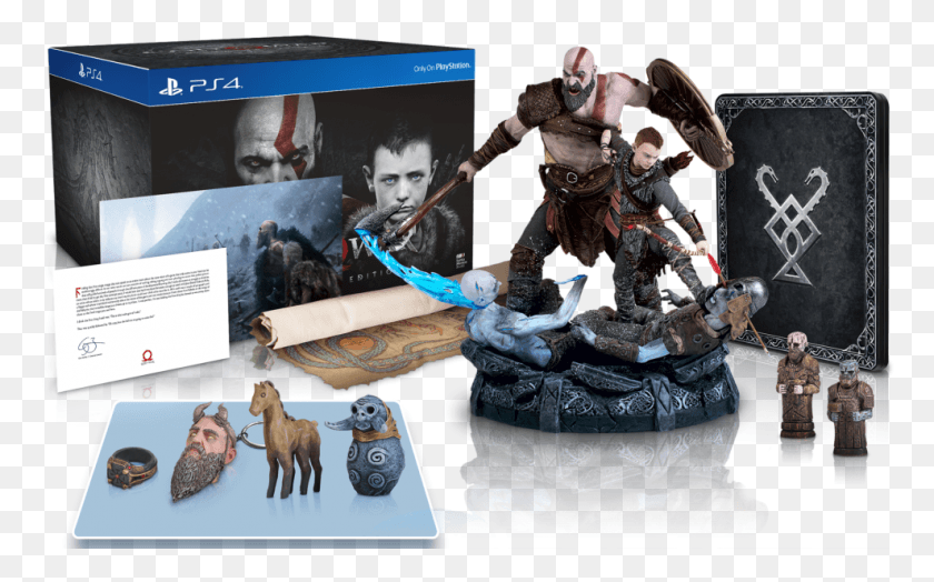 989x589 God Of War Collector39s Edition At Myr, Person, Human, Dog HD PNG Download
