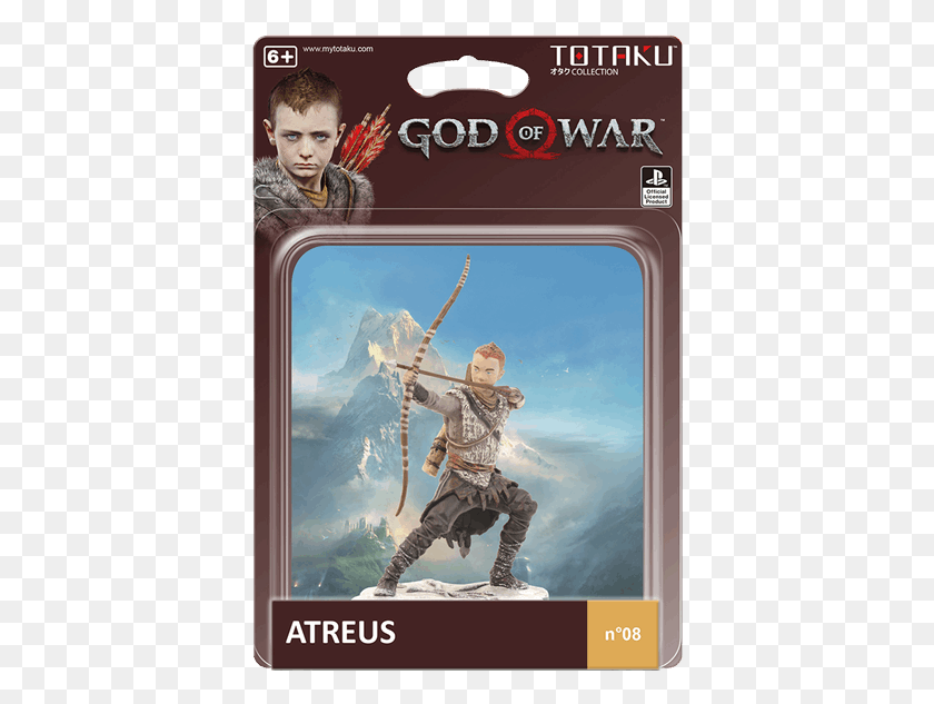388x573 God Of War God Of War Game Atreus By Totaku, Person, Human, Bow HD PNG Download