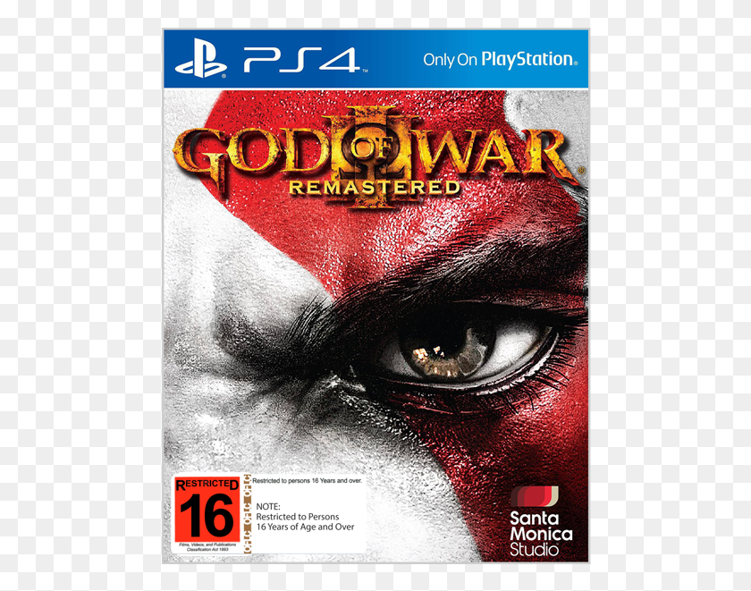 482x601 God Of War Iii Remastered Ps4 God Of War Iii Remastered, Publicidad, Cartel, Flyer Hd Png