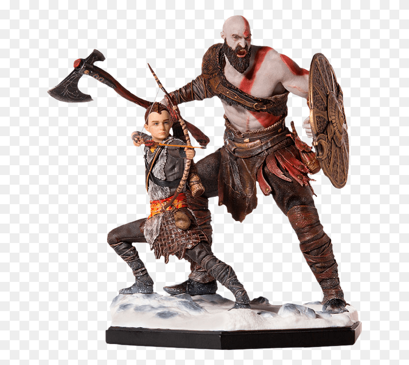 649x691 God Of War Kratos, Person, Human, Bronze HD PNG Download
