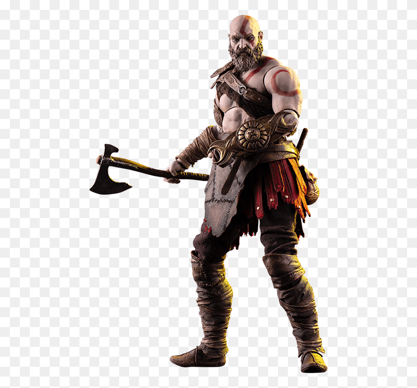 480x723 God Of War Kratos From Mondo, Person, Human, Axe HD PNG Download