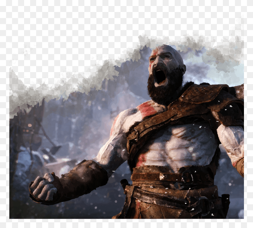 993x891 God Of War Kratos Raging By Santa Monica Studios God Of War Arti, Person, Human, Costume HD PNG Download