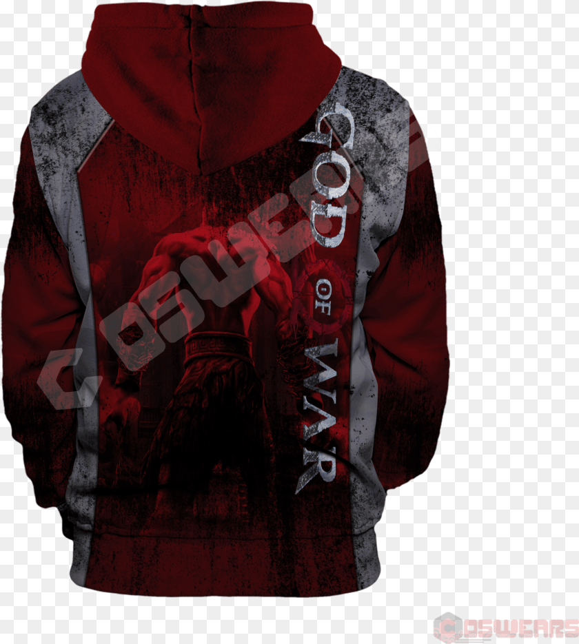 1625x1809 God Of War Logo Pullover Hoodie Hooded, Clothing, Coat, Hood, Jacket Clipart PNG