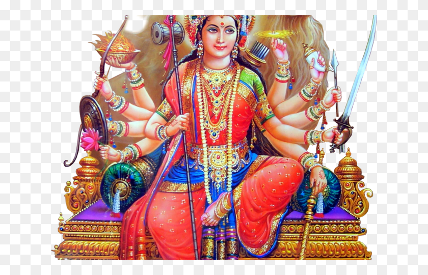 640x480 Goddess Durga Maa Transparent Images Maa Durga, Person, Human, Festival HD PNG Download