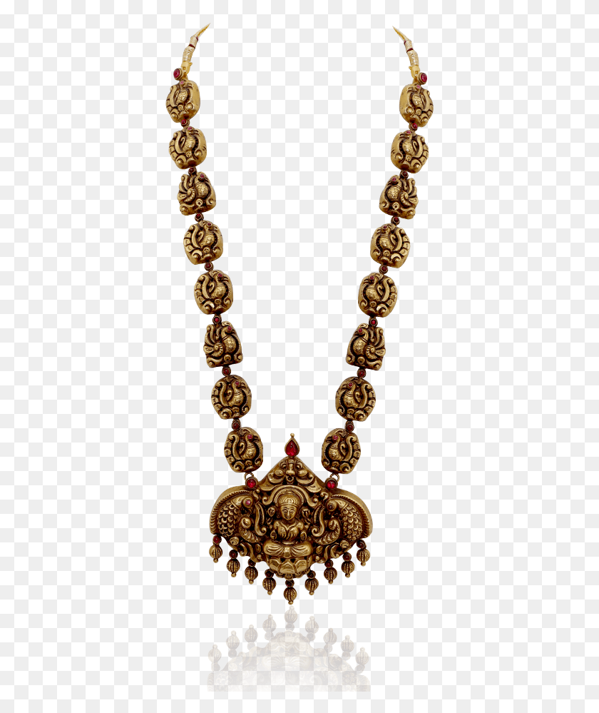 377x939 Goddess Lakshmi Naagas Haaram Diamond, Accessories, Accessory, Necklace HD PNG Download