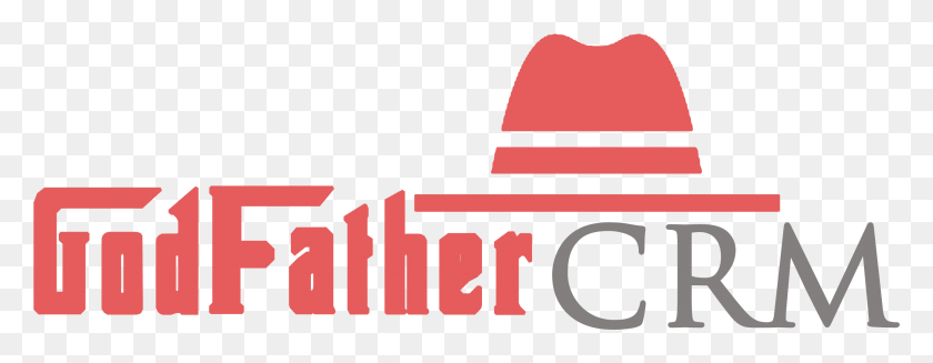 2728x935 Крестный Отец Crm Логотип Графический Дизайн, Одежда, Одежда, Шляпа Png Скачать