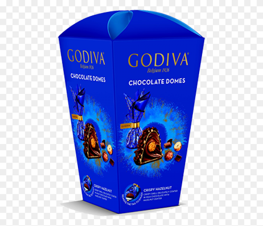 473x662 Шоколадная Синяя Коробка Godiva, Плакат, Реклама, Флаер Hd Png Скачать