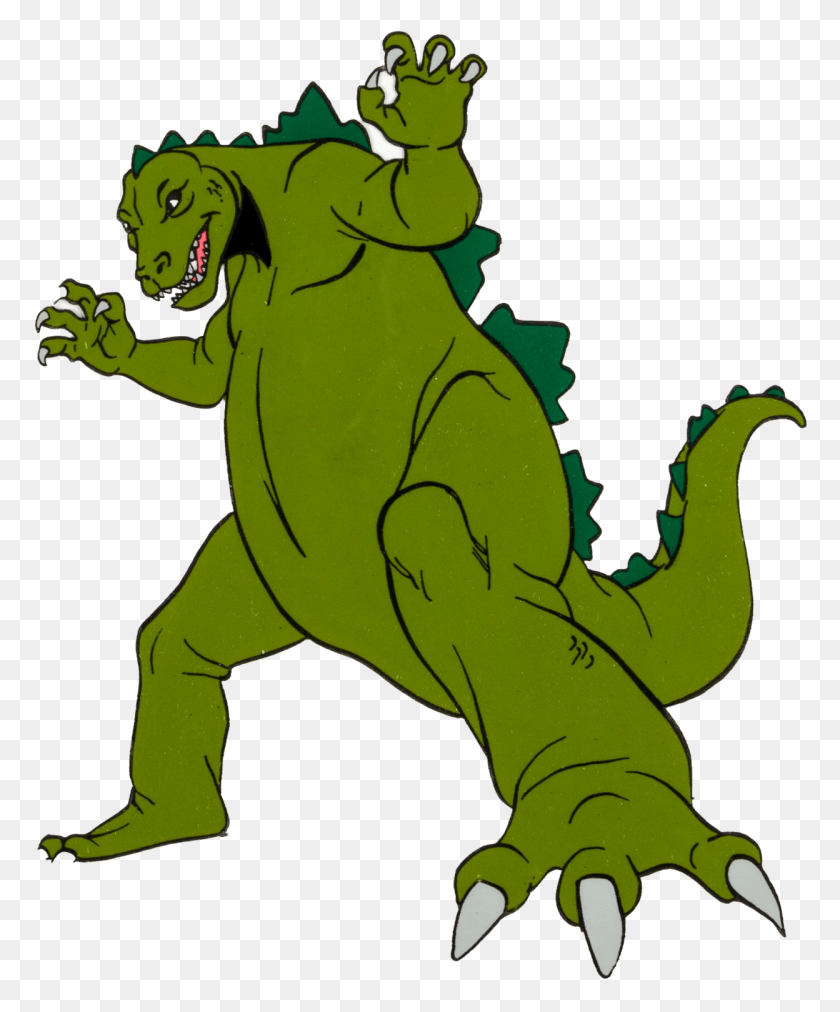 1248x1524 Godzilla Clipart Transparente Tumblr Hanna Barbera Godzilla, Reptil, Animal, Dinosaurio Hd Png