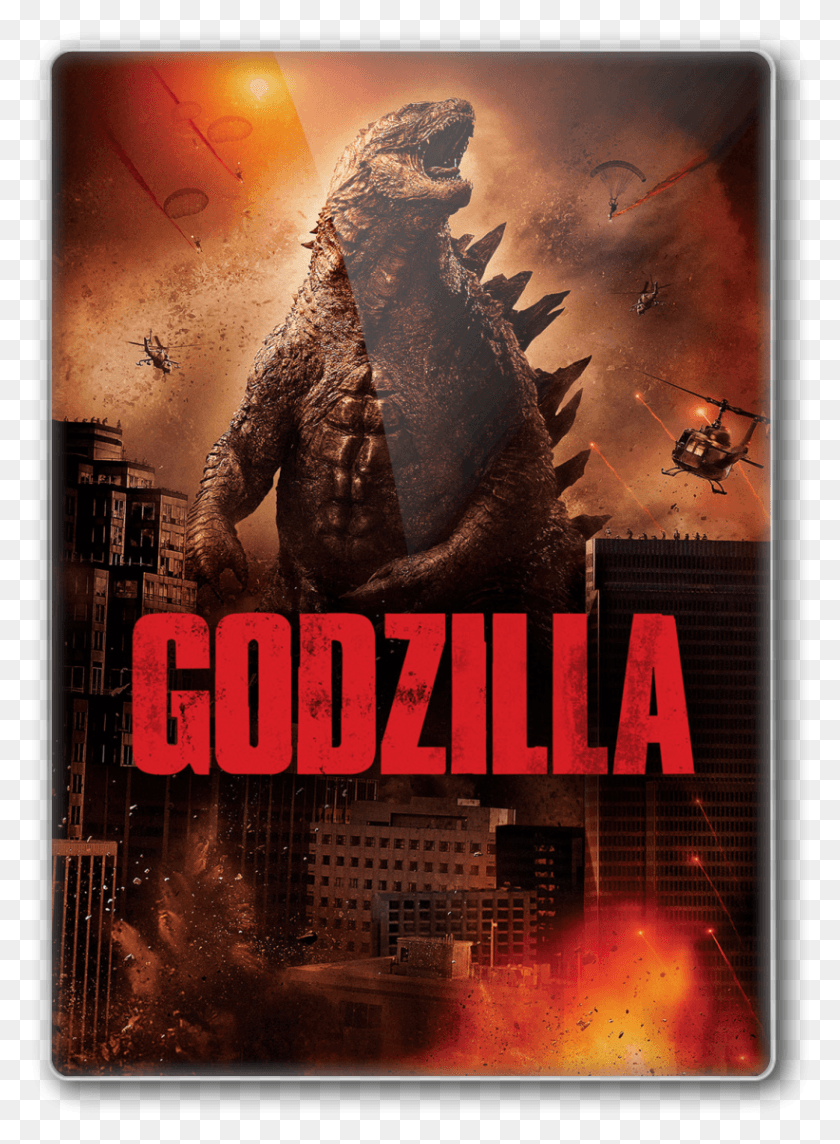 821x1142 Godzilla Film, Poster, Advertisement, Helicopter HD PNG Download