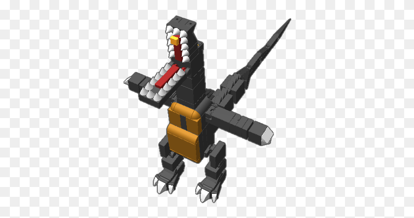 342x383 Годзилла Лего, Игрушка, Робот, Майнкрафт Hd Png Скачать