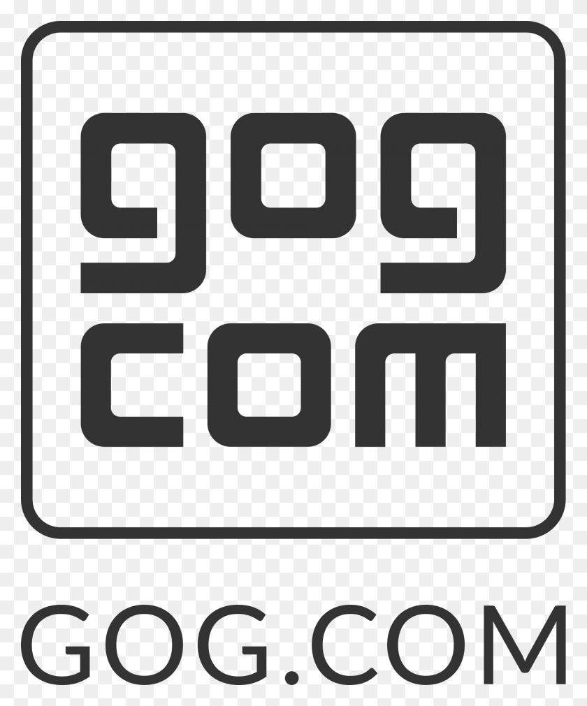 1920x2341 Логотип Gog Com, Текст, Число, Символ Hd Png Скачать