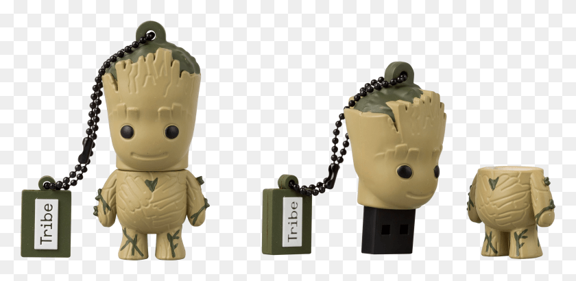3000x1347 Gog Groot 16gb 19130 Guardians Of The Galaxy Usb Stick, Toy, Bag, Cardboard HD PNG Download