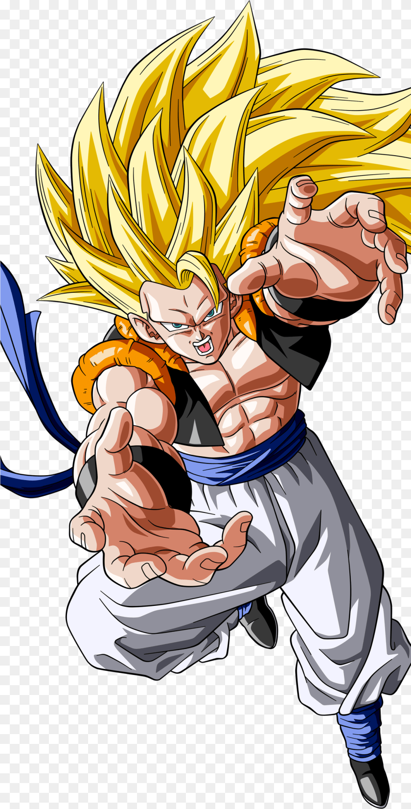 1441x2836 Gogeta Ssj Blue, Book, Comics, Publication, Face PNG