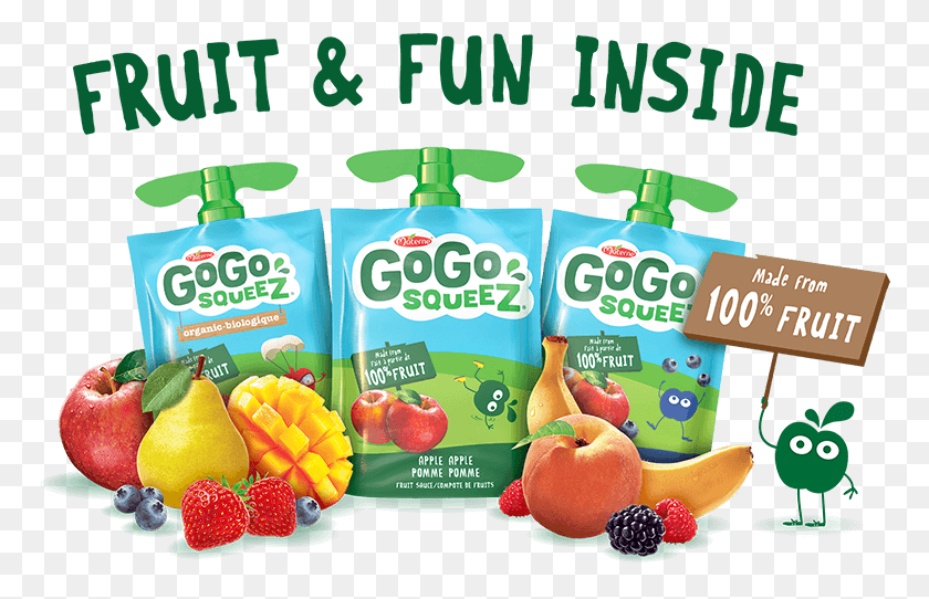 771x482 Gogo Squeez, Plant, Fruit, Food HD PNG Download