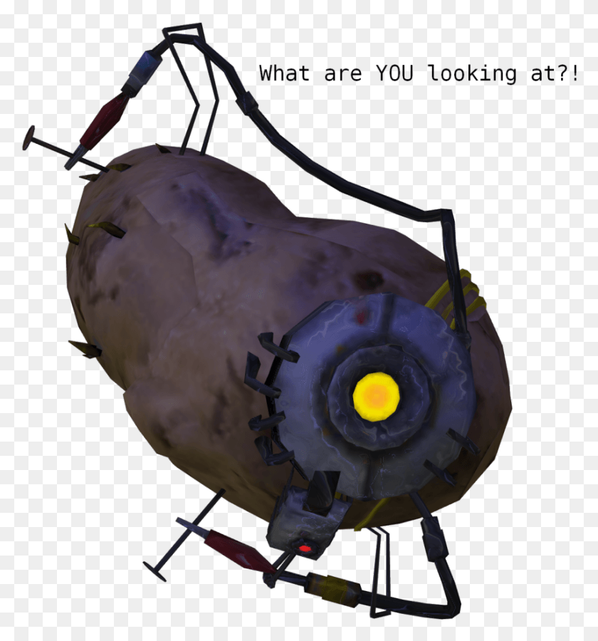 857x923 Going To Assume That You39ve Either Already Played Glados Potato, Aircraft, Vehicle, Transportation HD PNG Download