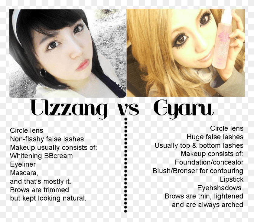 801x692 Going To Start Off With An Image I Found Online Gyaru Vs Ulzzang, Face, Person, Human HD PNG Download