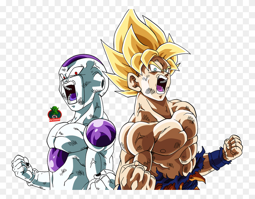 765x594 Goku And Frieza Attack S Jiren By Daimaoha5a4 Dc8h2dv Goku And Frieza Vs Jiren, Helmet, Clothing, Apparel HD PNG Download