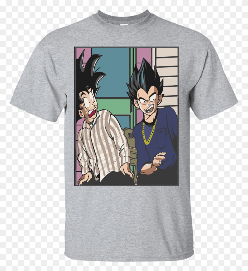 1039x1143 Goku And Vegeta Shirt Friday The Movie T Shirt Hoodies Friday Dragon Ball Z Shirt, Clothing, Apparel, T-shirt HD PNG Download